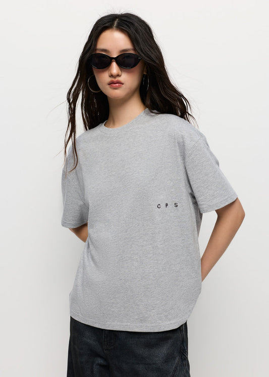 OVERSIZED LOGO SIDE TEE