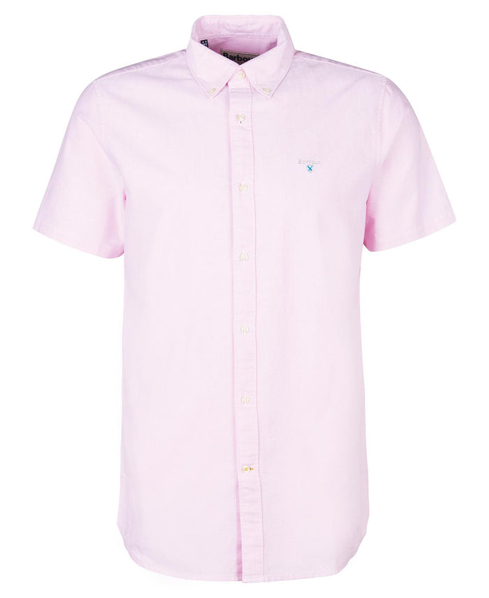 Oxford Tailored Short-Sleeved Shirt in Pink