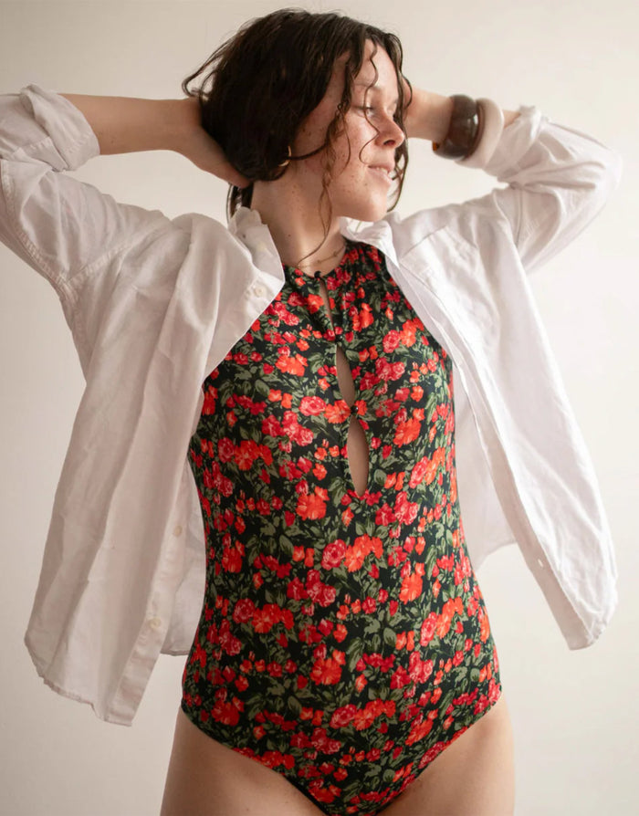 Paloma Women's Bodysuit Paper Sewing Pattern, Ikatee