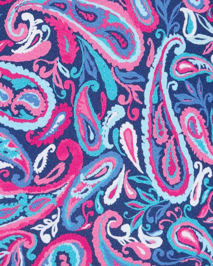 Pandora Patterned Cotton Long Sleeve Polo Top - Image 4 - The Classic Boutique
