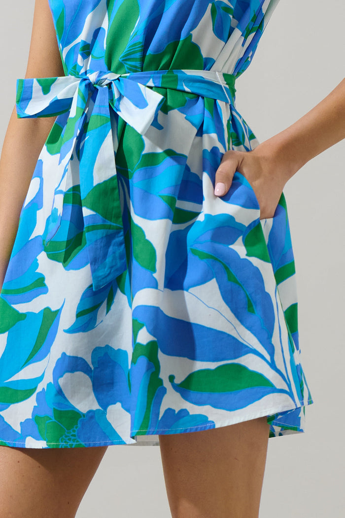 Pansie Floral Orela Shift Mini Dress