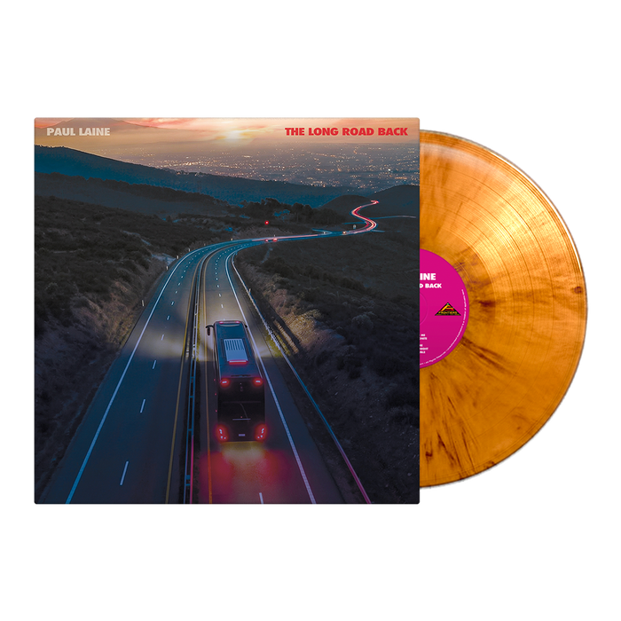 Paul Laine - The Long Road Back - Orange Black Marble LP