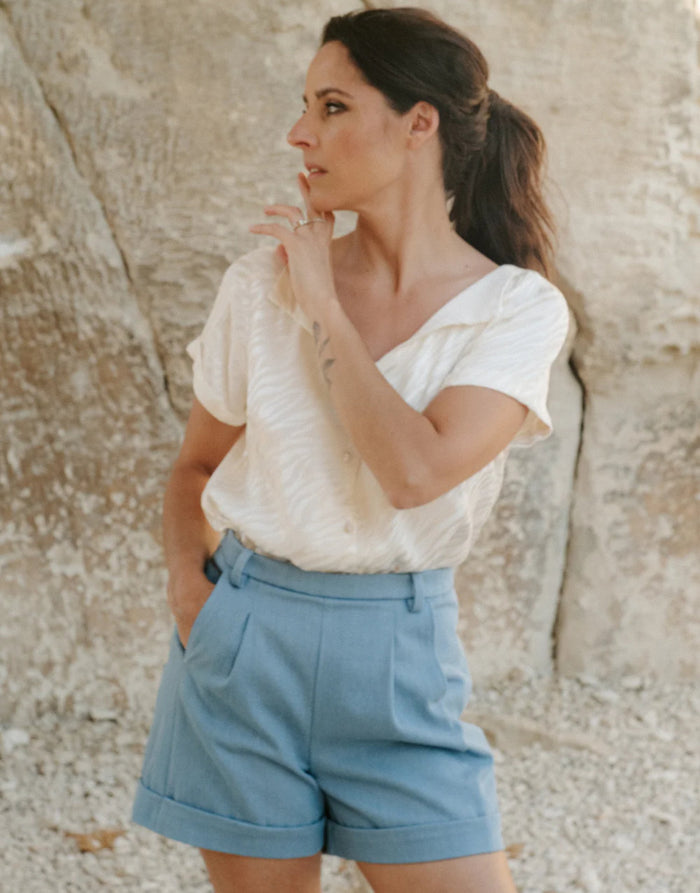 Peacock Shorts Paper Sewing Pattern, Maison Fauve