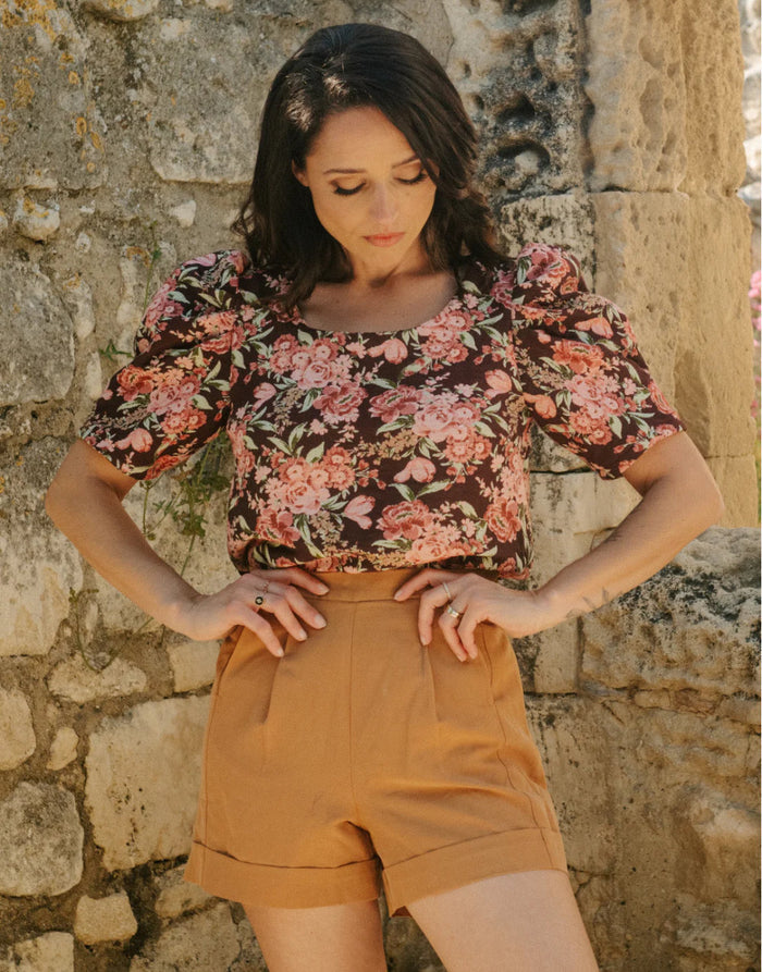Peacock Shorts Paper Sewing Pattern, Maison Fauve