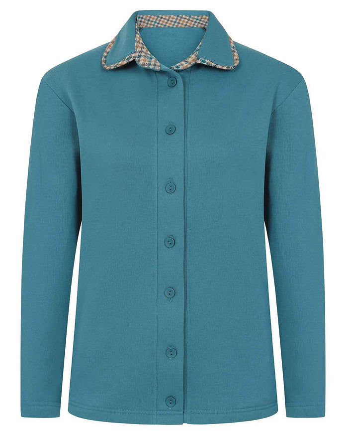 Peebles Trimmed Fleece Ladies Leisure Cardigan - Peebles - Image 3 - The Classic Boutique