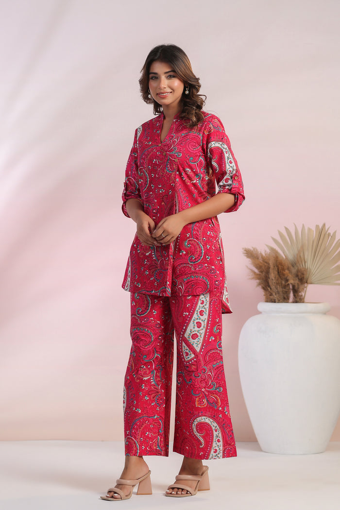Persian Paisley Cotton Co-ord Set