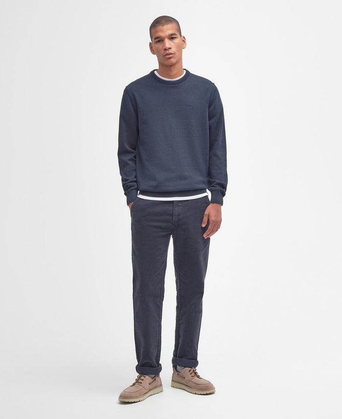 Pima Cotton Jumper in Navy