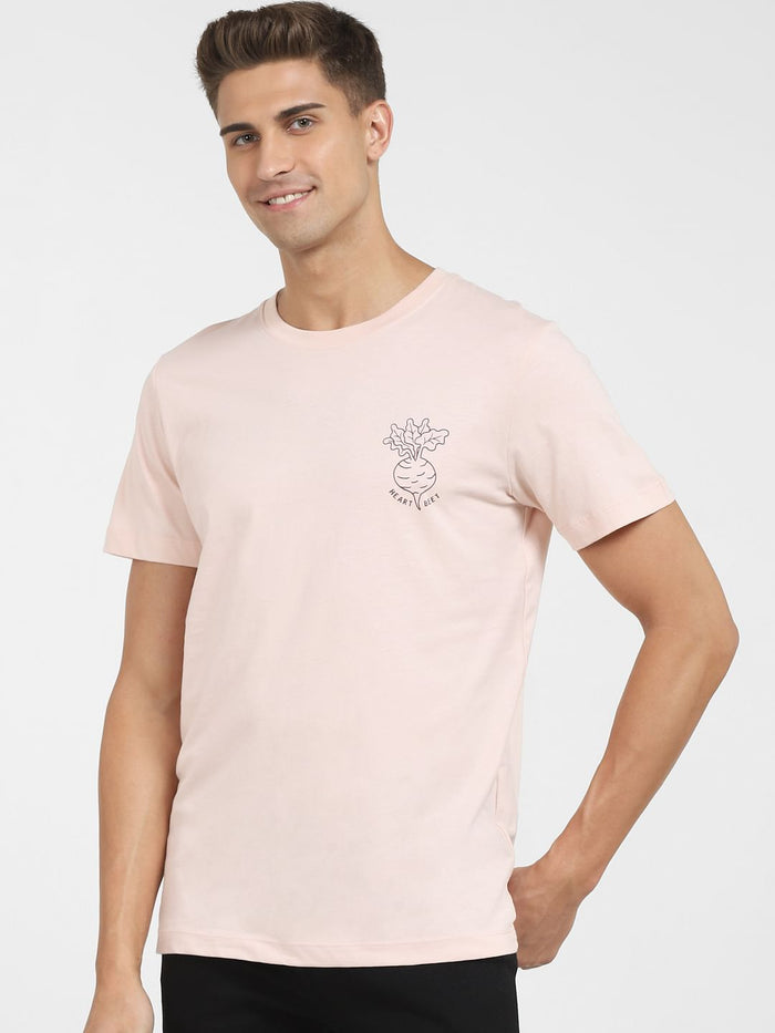Pink Crew Neck T-Shirt