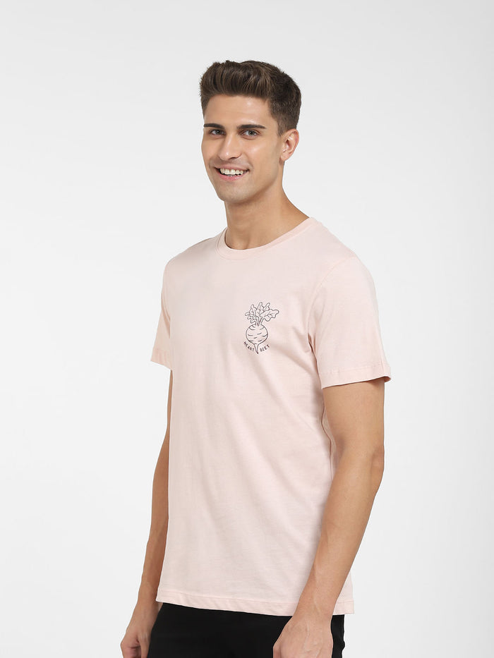 Pink Crew Neck T-Shirt