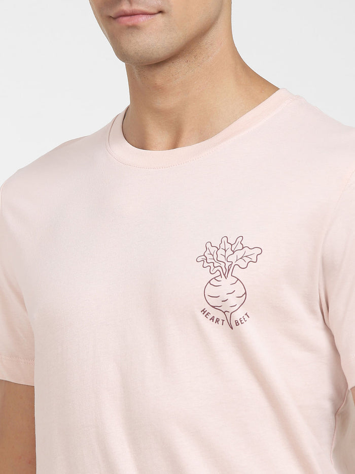 Pink Crew Neck T-Shirt