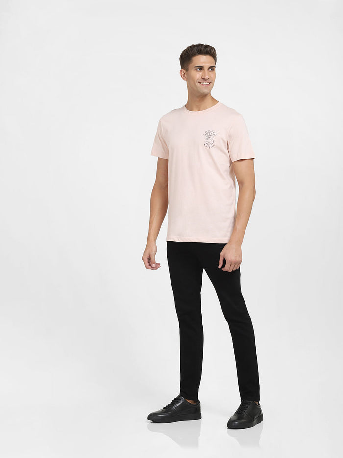 Pink Crew Neck T-Shirt