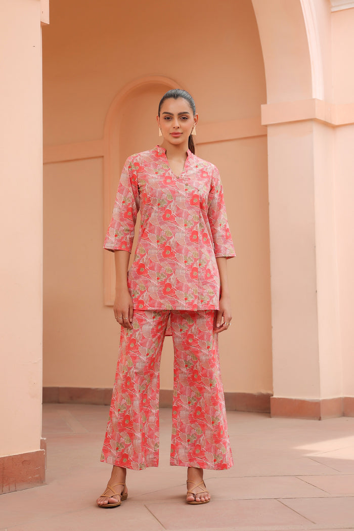 Pinstripe Paradise Cotton Co-ord Set