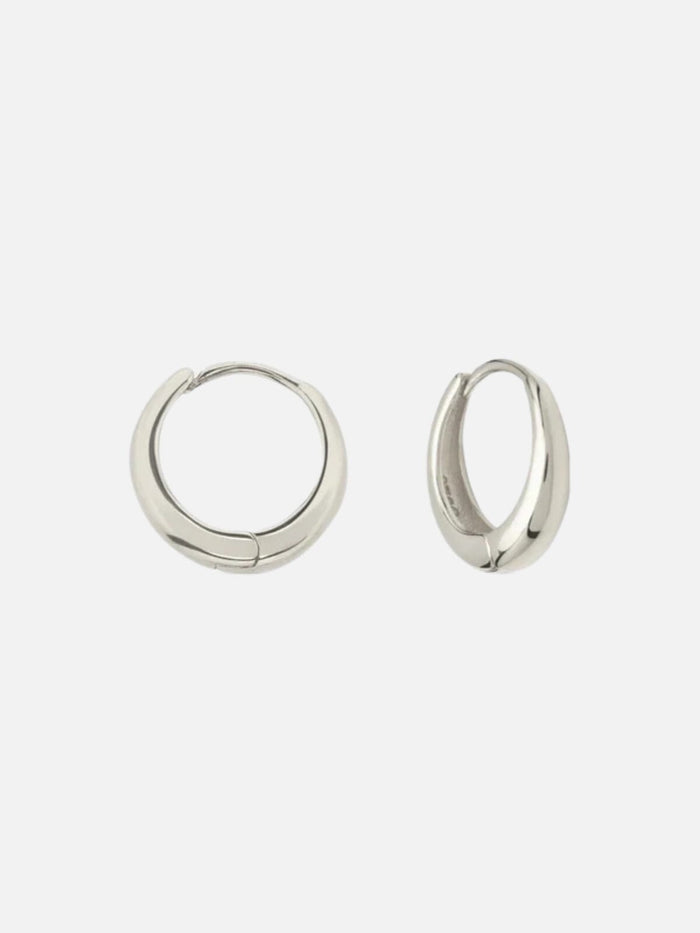 Saint Valentine | Positano Mini Hoops - Silver | Perlu