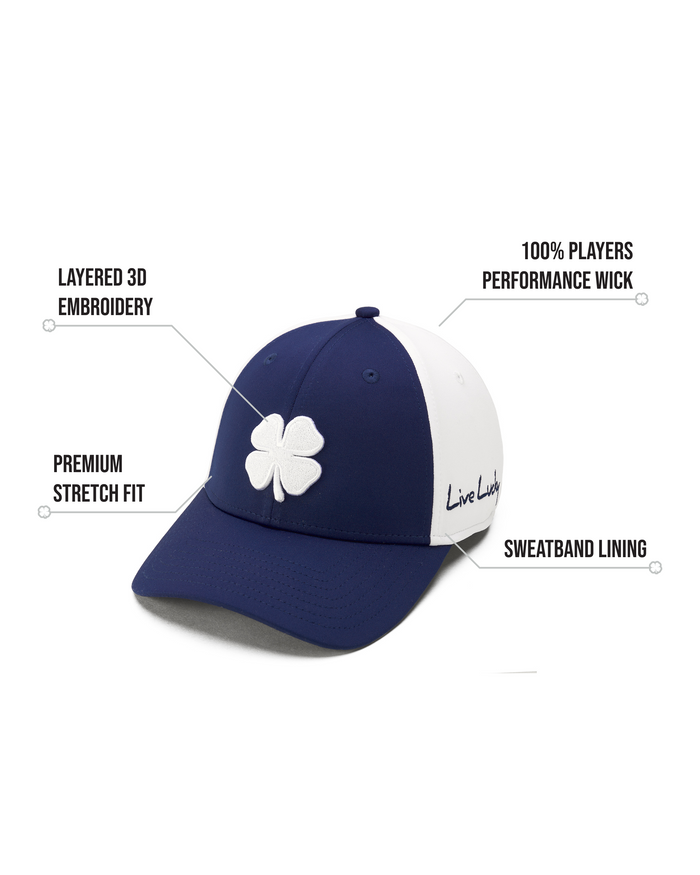 Premium Clover 171 Navy Fitted Performance Hat