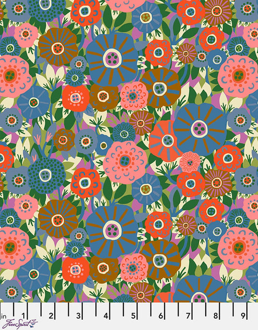 Primrose Hill Cotton Fabric, The City of Dreams by Monika Forsberg