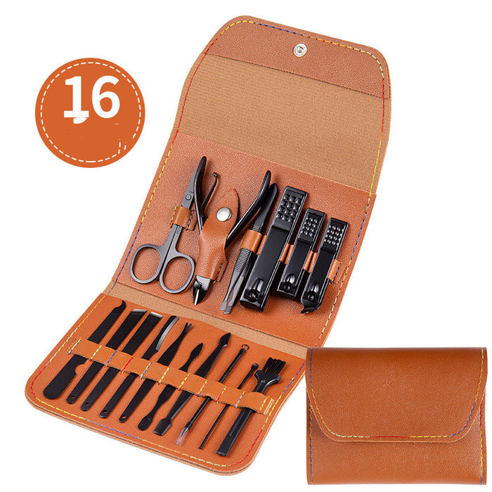 Coffee Black Case - 16 Piece