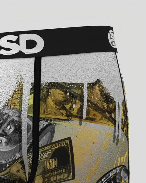 PSD Money Metal Boxers, multi-colored men's accessories with metallic design, made by PSD Underwear.