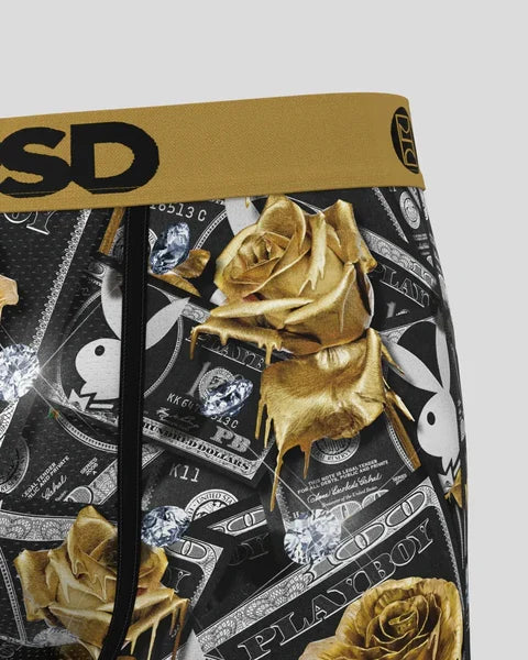 PSD Underwear PB 100 Roses boxers in multiple colors, featuring floral rose patterns on comfortable fabric, accessories for stylish wear.