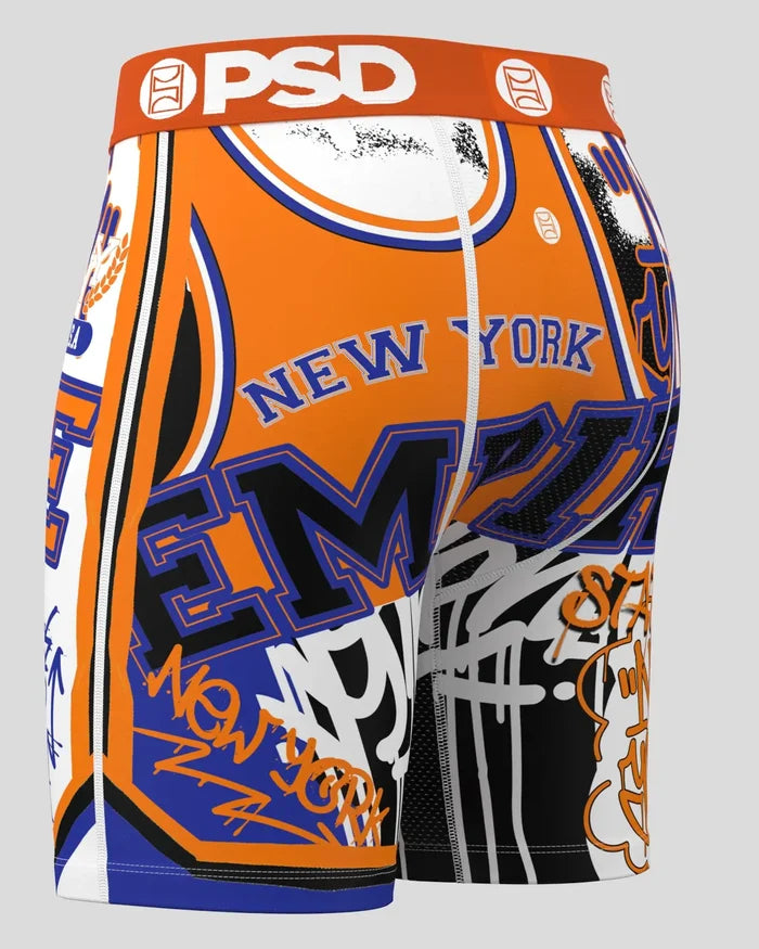 PSD Underwear WF New York boxers in multi-color with bold graphic design and comfortable fit.