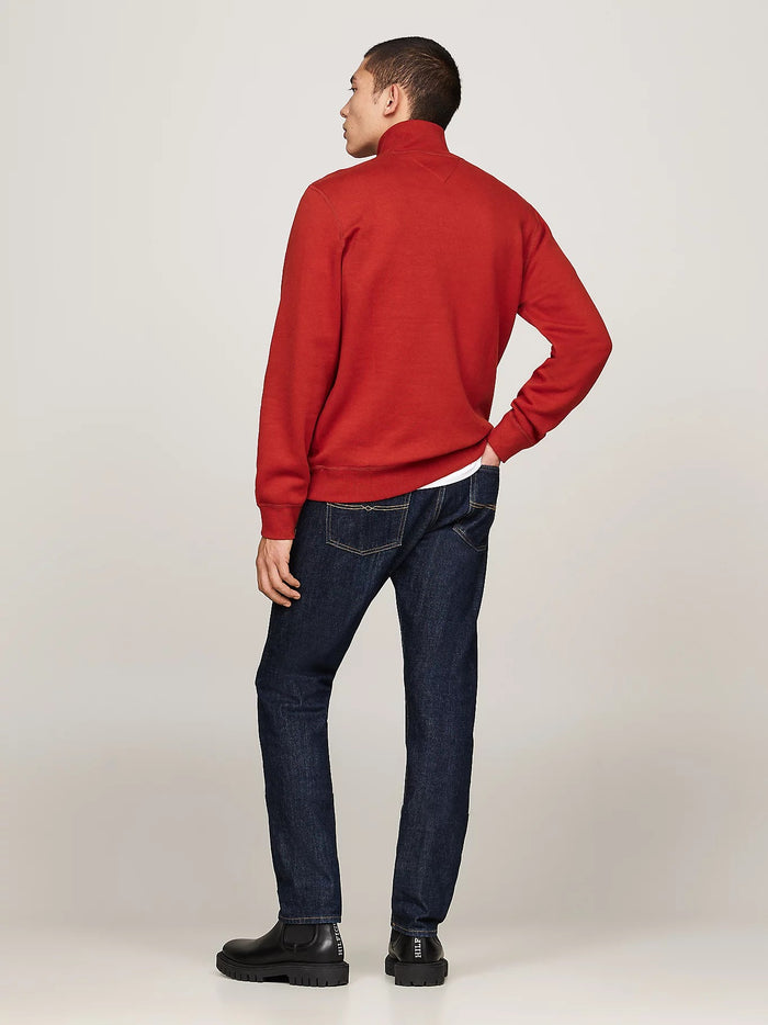 Quarter-Zip Fleece Sweatshirt in Magma
