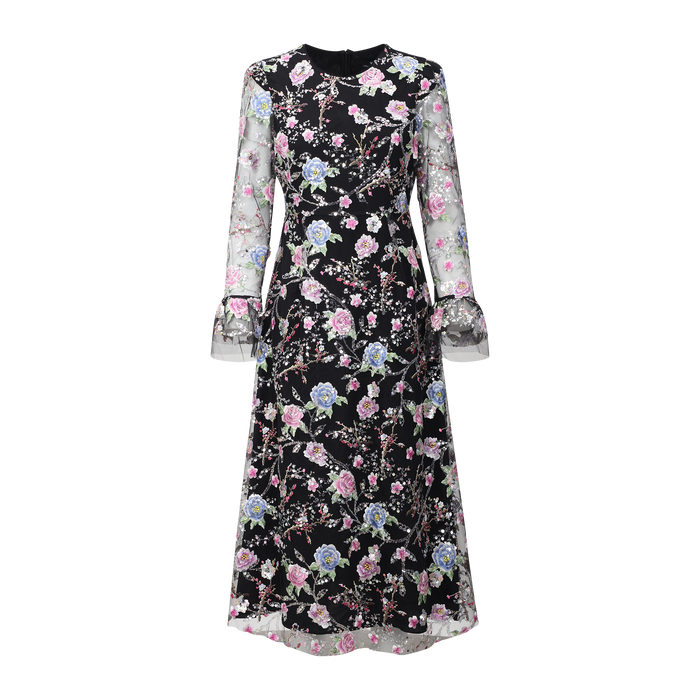 Urban Pioneers Female Queenie Dress DRESS BLACK MULTI