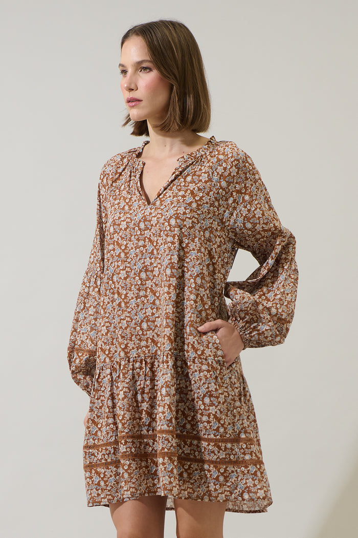 Ramsey Ditsy Ivonna Shift Mini Dress