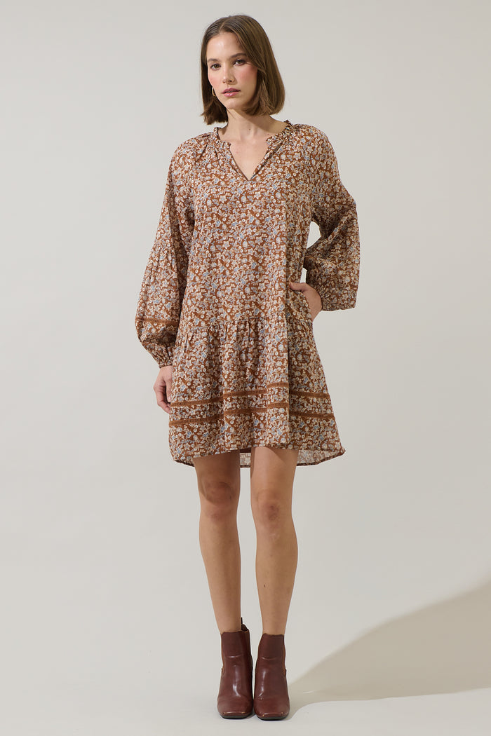 Ramsey Ditsy Ivonna Shift Mini Dress