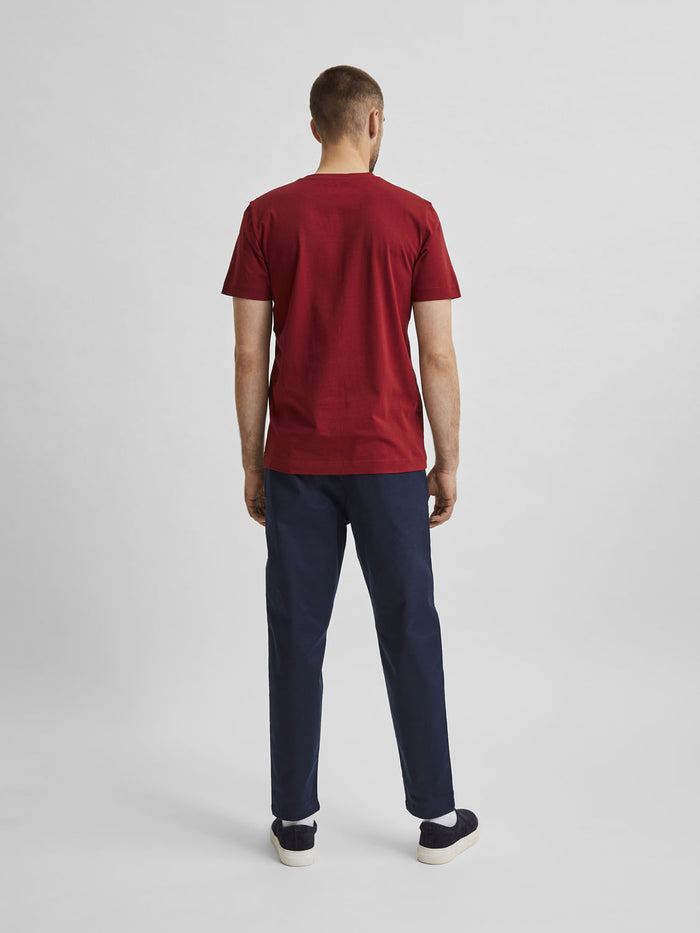 Red Graphic Print Crew Neck T-Shirt