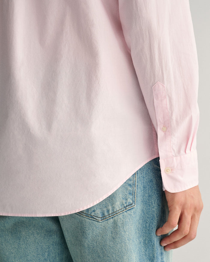 Regular Fit Poplin Shirt in Pink