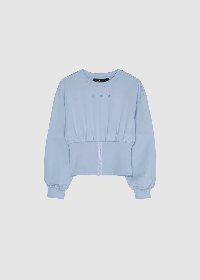 RELAXED FIT CORSET SWEATSHIRT
