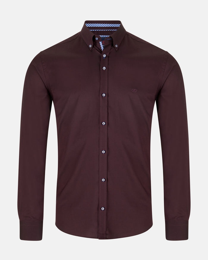 Rhine Shirt in Burgendy