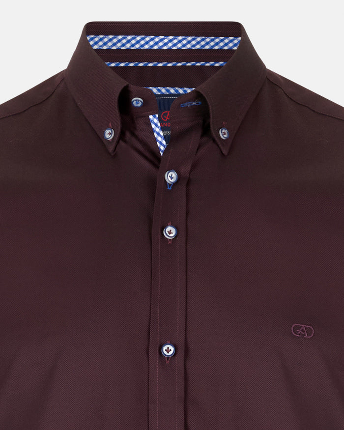 Rhine Shirt in Burgendy