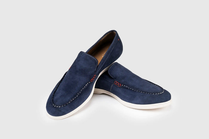 Rocca Suede Loafer in Blue