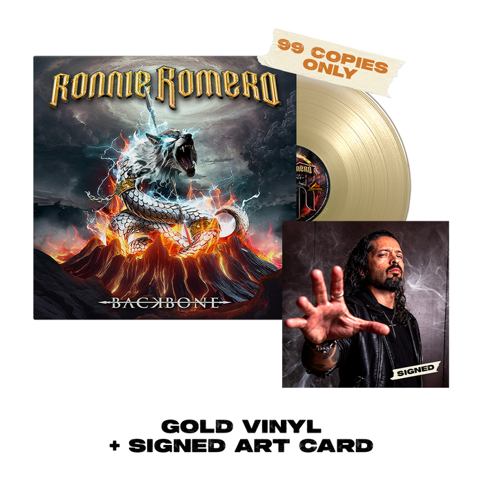 Ronnie Romero - Backbone - Gold Vinyl + Signed Art Card