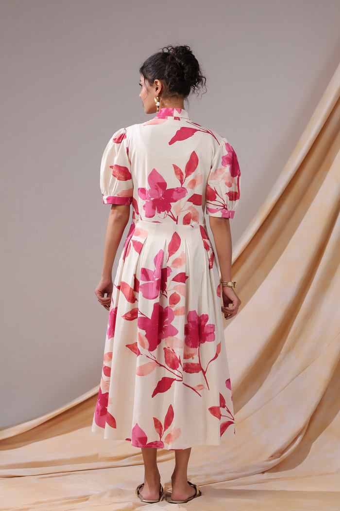 Rosewood Garden Cotton Flex Dress