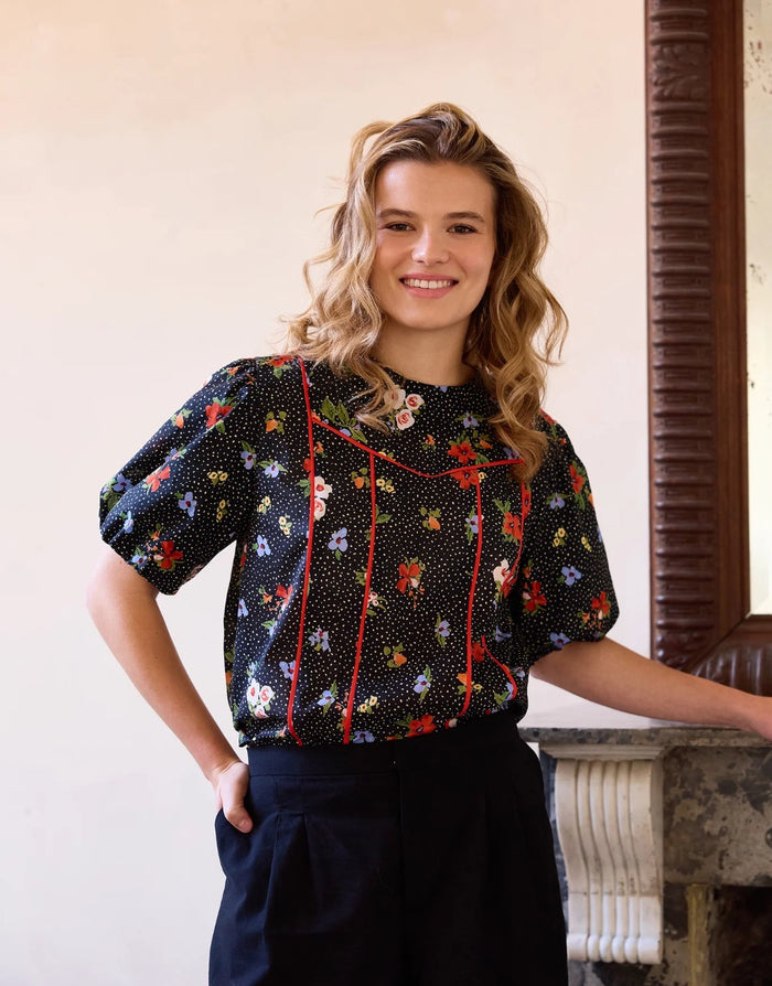 Rosie Blouse Paper Sewing Pattern, Atelier Jupe
