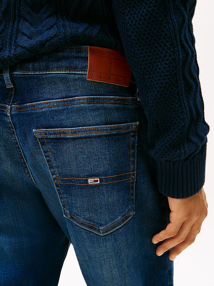 Ryan Faded Slim Straight Leg Jeans in Dark