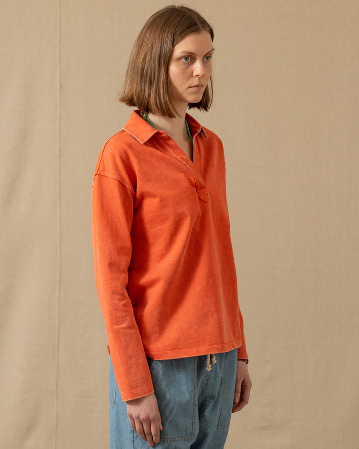 Salt Washed Inlet in Burnt Orange