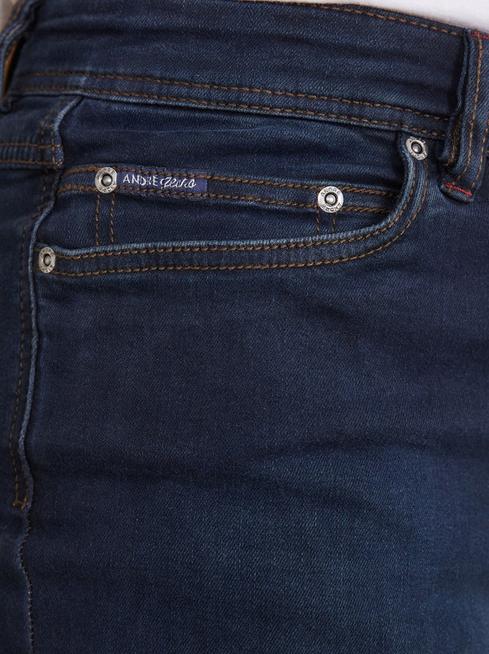 Sanchez Denim in Blue Black
