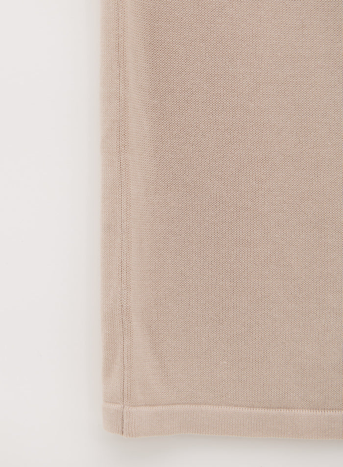 Sand Silk Knit Maxi Skirt