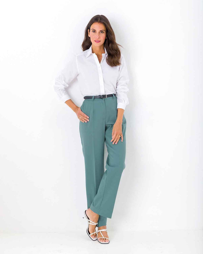 Sandown Trousers  Ladies - Ocean - The Classic Boutique