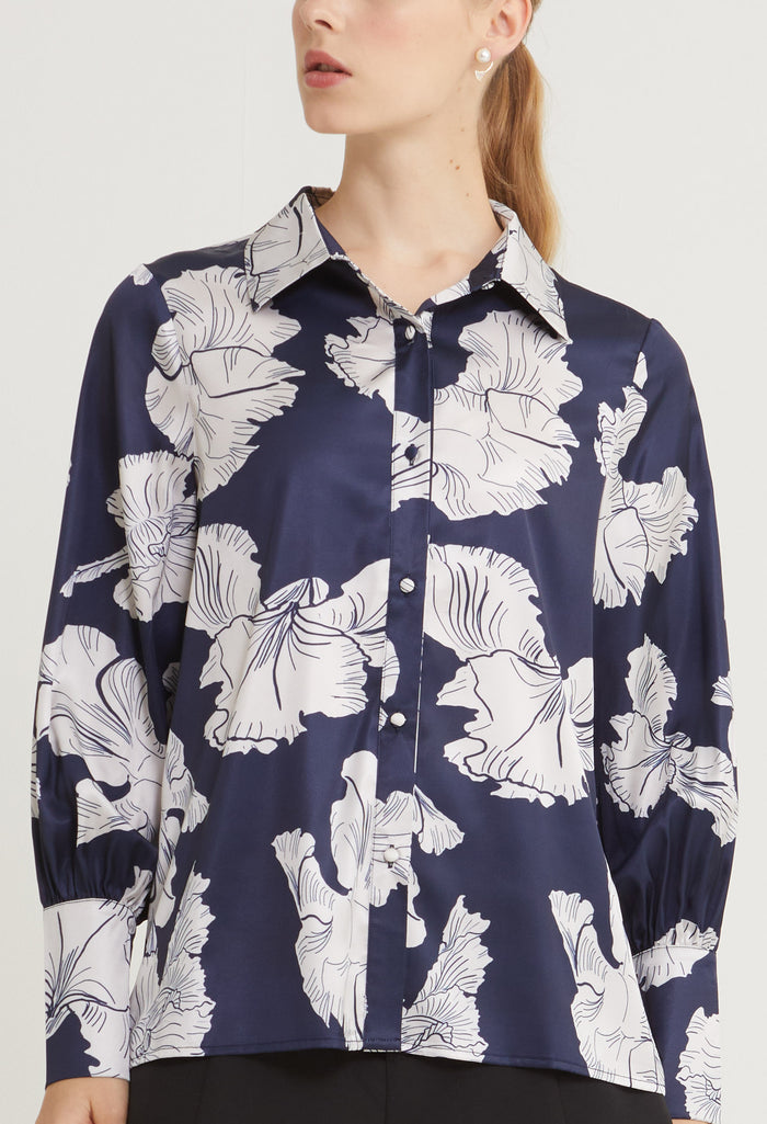Satin Petal Top