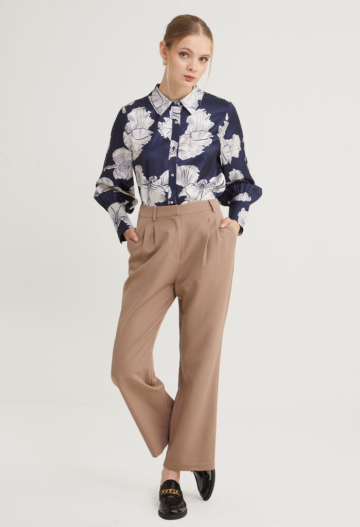 Satin Petal Top