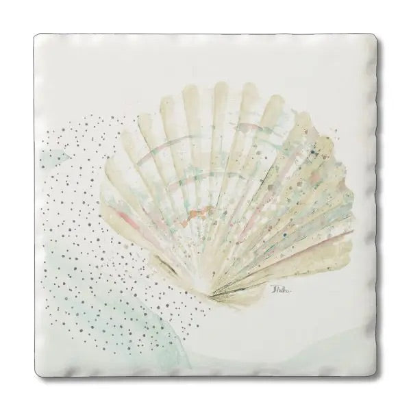 Scallop Square Coaster