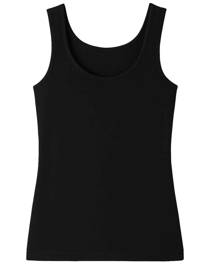 Seam-free Vest Top - Black - The Classic Boutique