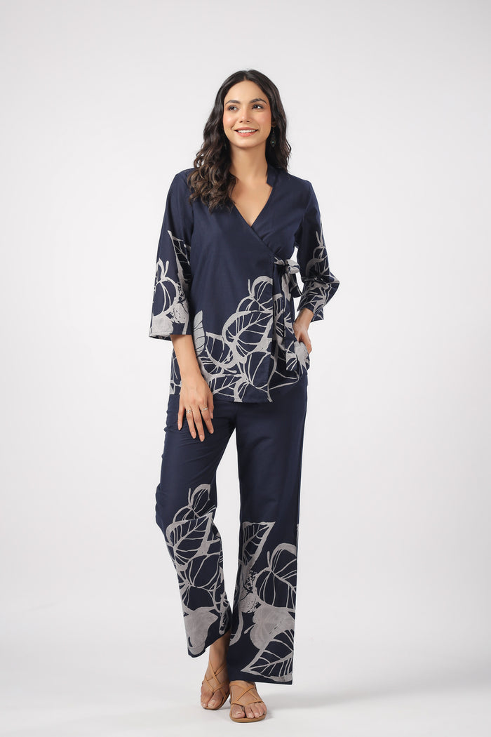 Serene Palm Cotton Co-ord Set
