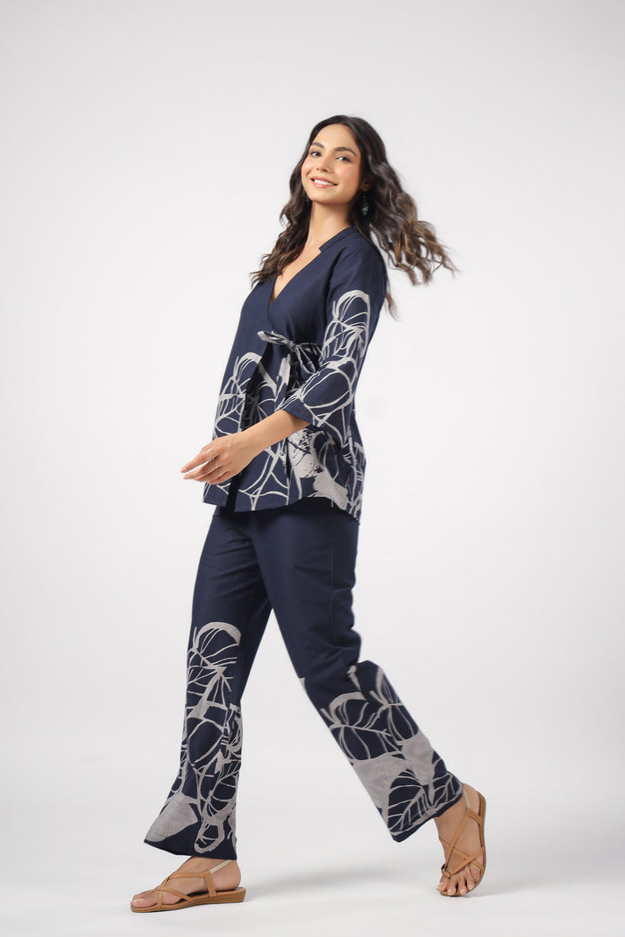 Serene Palm Cotton Co-ord Set