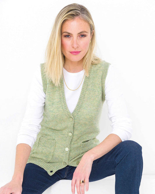 Shetland Waistcoat - Willow - The Classic Boutique