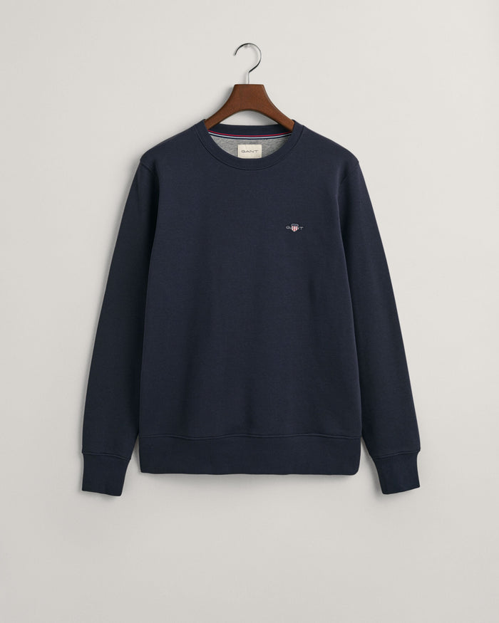 Shield Crew Neck Sweatshirt in Navy