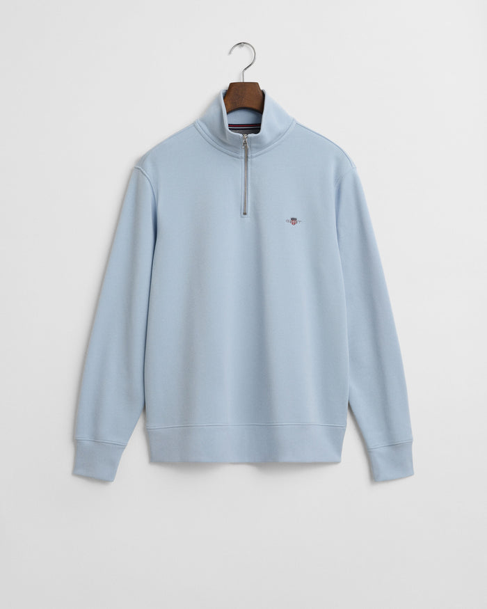Shield Half-Zip Sweatshirt in Blue